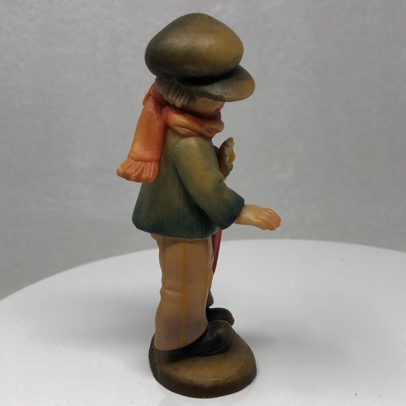 ANRI My Friend Figurine Juan Ferrandiz Boy Flower Umbrella 4” Italy Club #2 - Picture 5 of 13